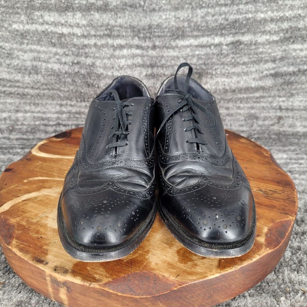 Sebago Vintage Roamers Dover Oxford Black Leather Dress Shoes w/Box Mens Size 11 - Picture 4 of 12